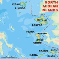 Północno-wschodniej części Morza Egejskiego